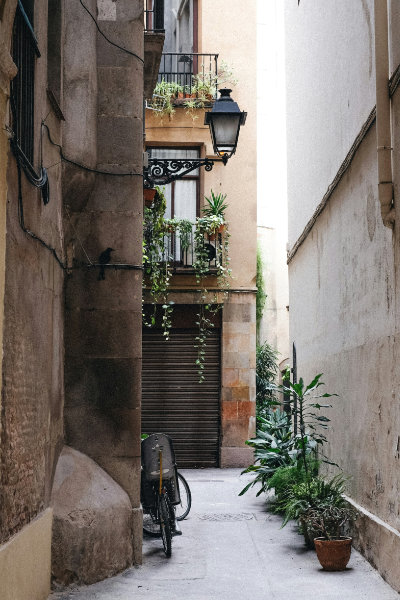 Alley in Barcelona